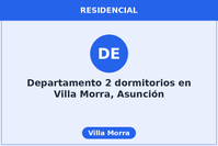Departamento 2 dormitorios en Villa Morra, Asunción