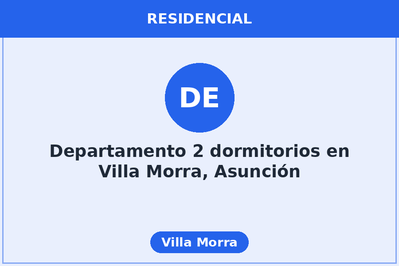 Departamento 2 dormitorios en Villa Morra, Asunción