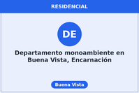Departamento monoambiente en Buena Vista, Encarnación
