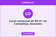 Local comercial de 90 m² en Carmelitas, Asunción