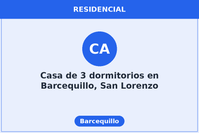Casa de 3 dormitorios en Barcequillo, San Lorenzo