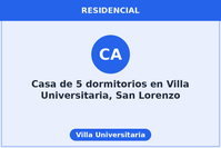 Casa de 5 dormitorios en Villa Universitaria, San Lorenzo